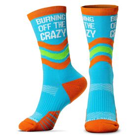 Socrates&reg; Mid-Calf Socks - Burning Off The Crazy