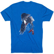 Running Short Sleeve T-Shirt - Because of The Brave