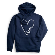 Statement Fleece Hoodie -  Run With Love