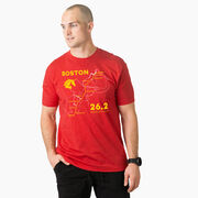 Running Short Sleeve T-Shirt - Boston Route