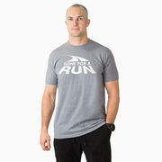 Running Short Sleeve T- Shirt - Gone For a Run® White Logo