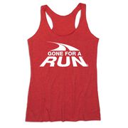 Women's Everyday Tank Top - Gone For a Run&reg; White Logo