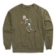 Running Raglan Crew Neck Pullover - Never Stop Running