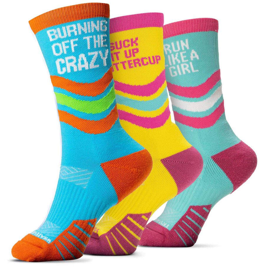 Socrates® Mid-Calf Performance Sock Set - Run. Inspire. Repeat.