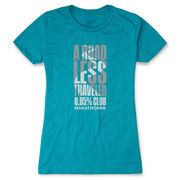 Women's Everyday Runners Tee - A Road Less Traveled - Marathoner