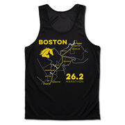 Men's Running Performance Tank Top - Boston Route