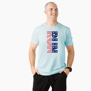 Running Short Sleeve T-Shirt - Patriotic Run