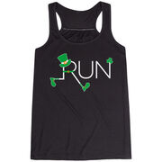Running Flowy Racerback Tank Top - Let's Run Lucky