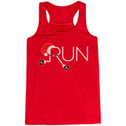 Flowy Racerback Tank Top - Let's Run For Christmas