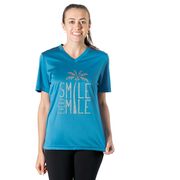 Women's Short Sleeve Tech Tee - Smile Every Mile