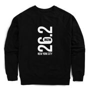 Running Raglan Crew Neck Pullover - New York City 26.2 Vertical