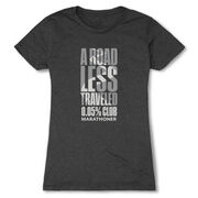 Women's Everyday Runners Tee - A Road Less Traveled - Marathoner