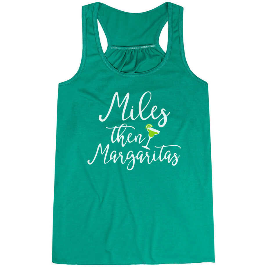 Flowy Racerback Tank Top - Miles Then Margaritas
