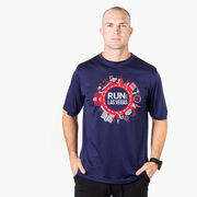 Men's Running Short Sleeve Performance Tee - Run for Las Vegas