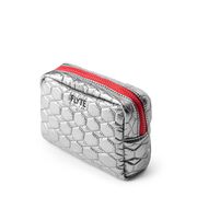 Valentina Cosmetic Case - Silver