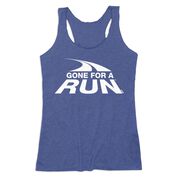 Women's Everyday Tank Top - Gone For a Run&reg; White Logo