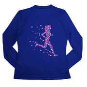 Women's Long Sleeve Tech Tee - Summer Runner Girl