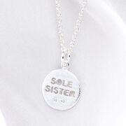 Sterling Silver Sole Sister Runners Artisan Necklace
