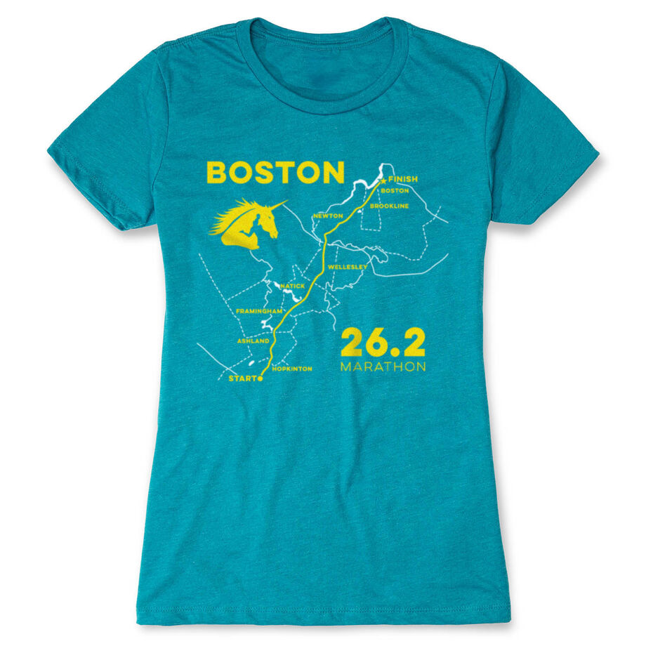 Women's Everyday Runners Tee - Boston Route