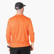 Men's Running Long Sleeve Performance Tee - Into the Forest I Must Go Running