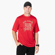 Men's Running Short Sleeve Performance Tee - Run Dirty