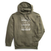 Statement Fleece Hoodie -  Miles of Friendship Mantra