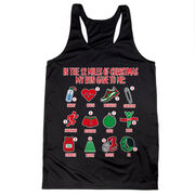 Women's Racerback Performance Tank Top - The 12 Miles of Christmas