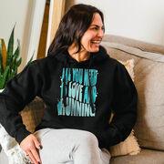 Statement Fleece Hoodie - All You Need is Love and Running