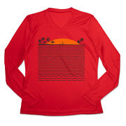 Women's Long Sleeve Tech Tee - Chasing Sunsets