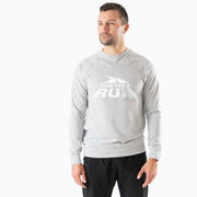 Running Raglan Crew Neck Pullover - Gone For a Run&reg; White Logo