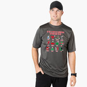 Men's Running Short Sleeve Performance Tee - The 12 Miles of Christmas