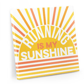 Running Canvas Wall Art - Running is My Sunshine