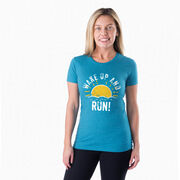 Women's Everyday Runners Tee - Wake Up And Run