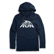 Running Lightweight Hoodie - Gone For a Run White Logo