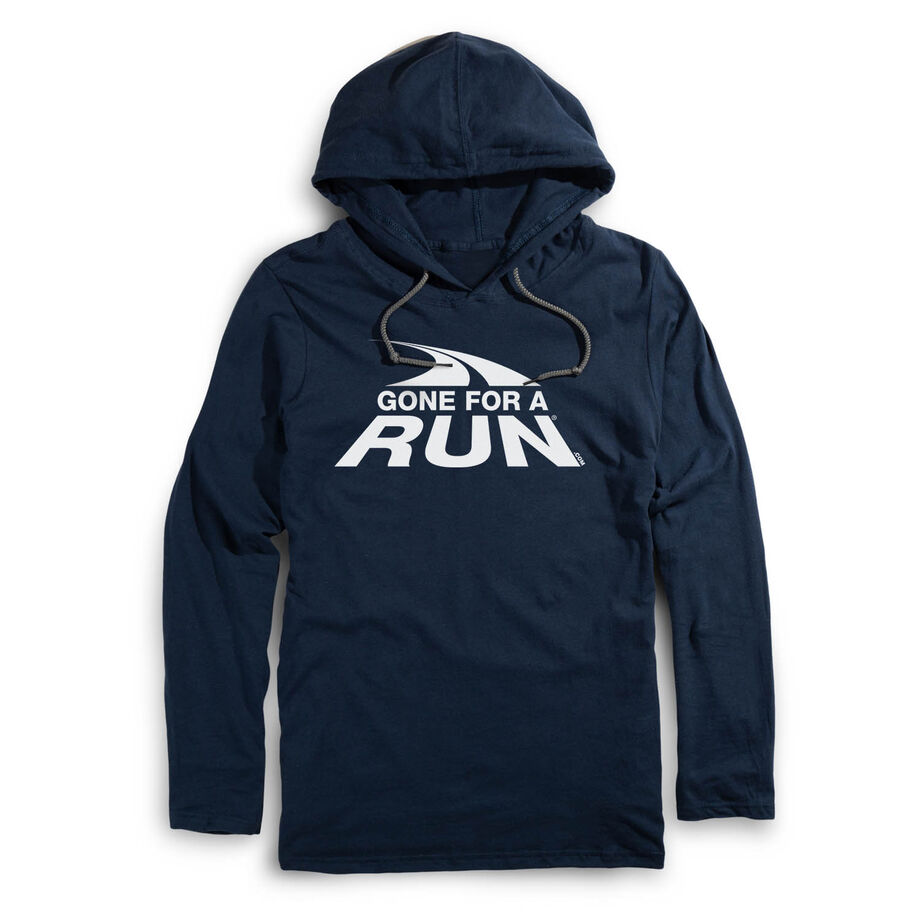 Running Lightweight Hoodie - Gone For a Run White Logo