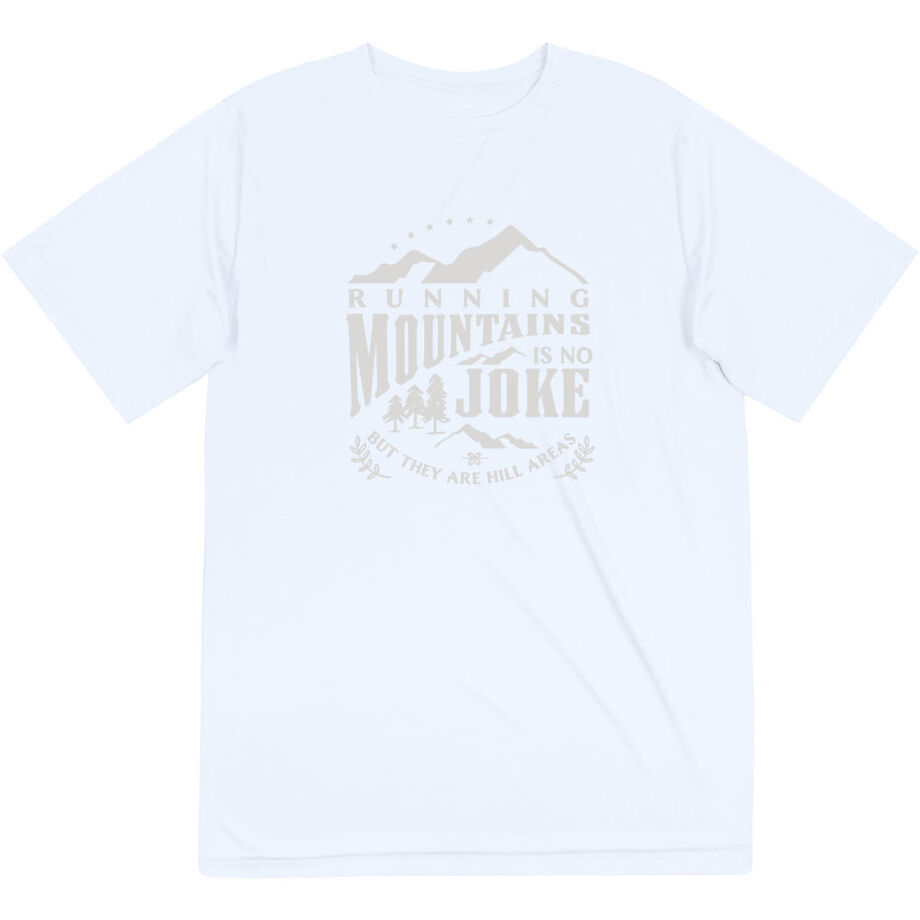 Men's Running Short Sleeve Performance Tee - Running Mountains