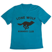 Women's Short Sleeve Tech Tee - Run Club Lone Wolf