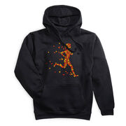 Statement Fleece Hoodie - Autumn Runner Girl