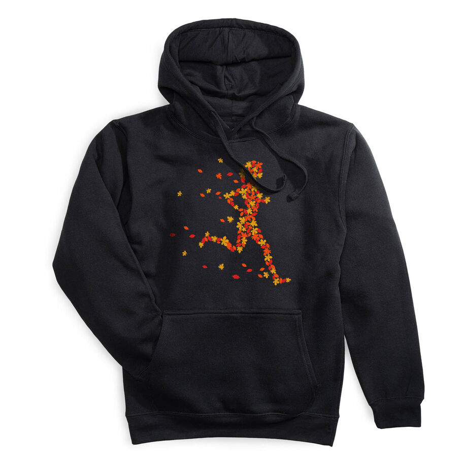 Statement Fleece Hoodie - Autumn Runner Girl