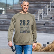 Running Raglan Crew Neck Pullover - 26.2 Math Miles