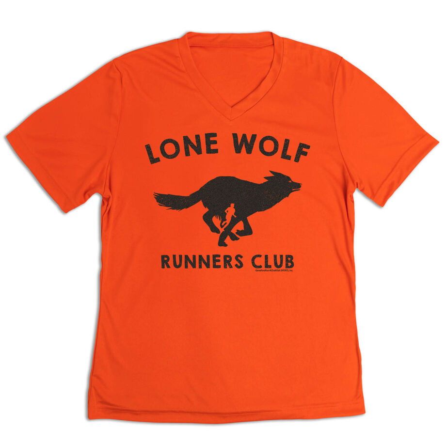 Women's Short Sleeve Tech Tee - Run Club Lone Wolf