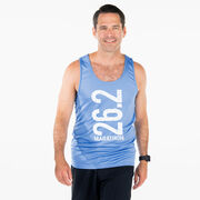 Men's Running Performance Tank Top - 26.2 Marathon Vertical