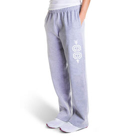 Cross Country Fleece Sweatpants - Cross Country with Arrow