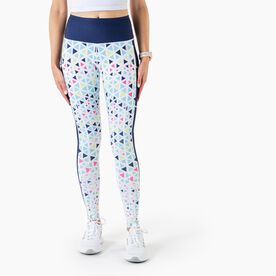 Women's Performance Side Pocket Tights - Kaleidoscope