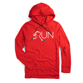 Running Lightweight Hoodie - Let's Run For Christmas