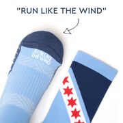 Socrates&reg; Mid-Calf Performance Socks - Run Like The Wind