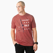 Running Short Sleeve T-Shirt - Chicago Route