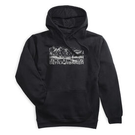 Statement Fleece Hoodie -  Ultra Runner Sketch
