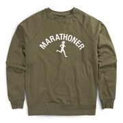 Running Raglan Crew Neck Pullover - Marathoner Girl