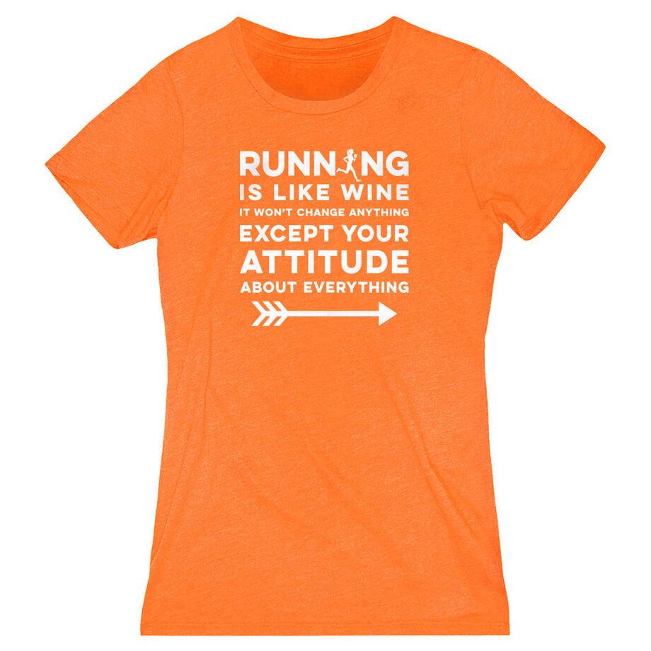 Women's Everyday Runners Tee - Running is Like Wine